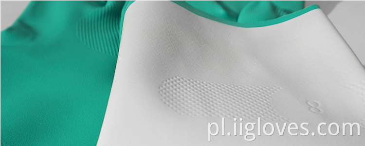 Odporna na chemikalia nitrylowa pełna powłoka rękawiczka wodoodporna kwasowy olej odporny na olejek domowy rękawiczki czyszczące narzędzia